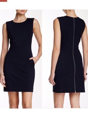 Diane von Furstenberg Carpreena Ponte Mini Dress Navy blue size 2